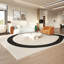 Creative curved small apartment sofa