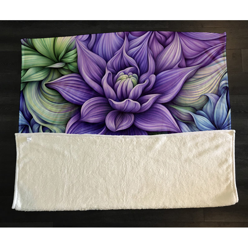 Couverture en sherpa, L 68 po x L 80 po