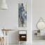 Art mural en métal de luxe, «Evening Sign I» par Silvia Vassileva, 12 po x 36 po-226693037
