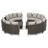 Anquette 8 - Person Patio Conversation Set with Cushions-73436023