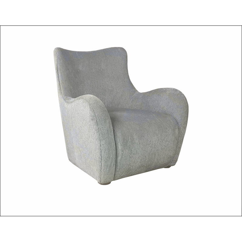 Swivel Accent Chair in Zinc Coloured Fabric