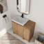 Meuble-lavabo simple 36 po avec plateau en résine
