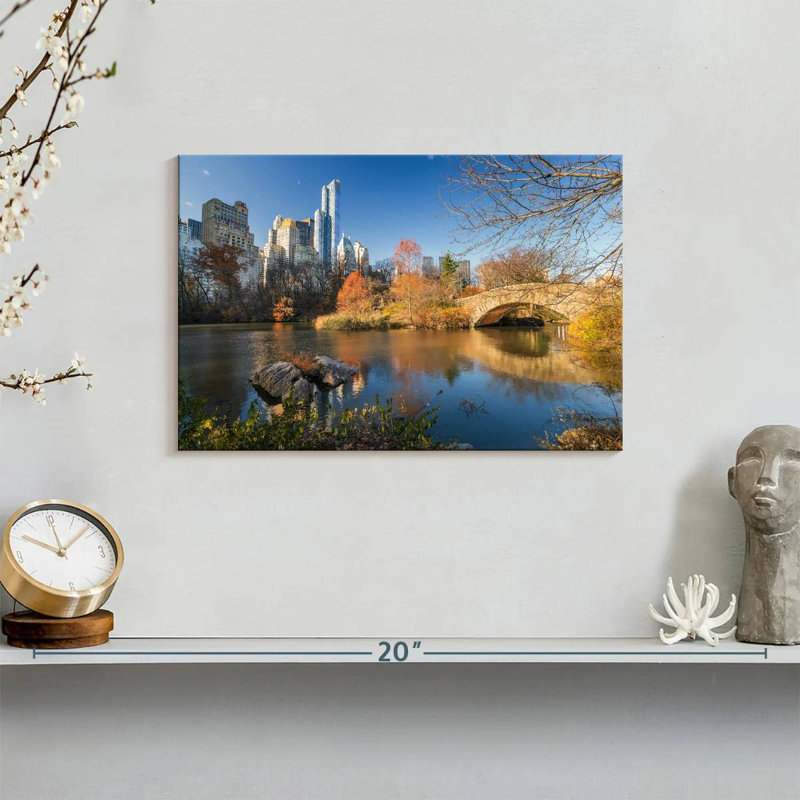 Nicci NYC Central Park Pond, 8" H x 12" W