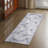 Zehorit Machine Washable Vintage Area Rug in Blue/Beige/White for Living Room, Hallway Runner, Entryway Rug-687906022