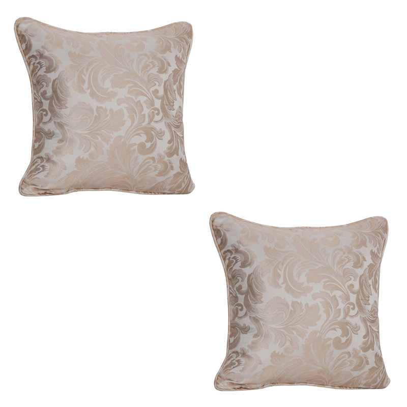 Anwitha Pack of 2 Cushions with Filling, Natural