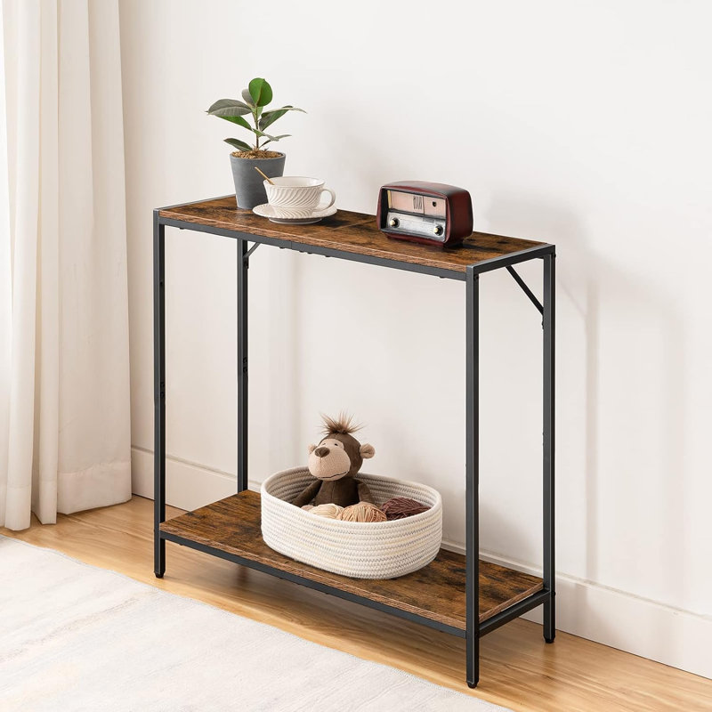 Console 30,1 po Orfalinda, Bois brun foncé
