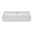 Logmey 16.3'' Ceramic Rectangular Bathroom Sink with Overflow-82425280