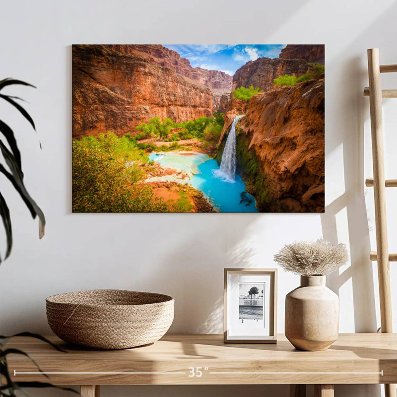 Alvord surplombant la cascade de Havasu, H 16 po x l 24 po