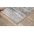Abstract Stripes Machine Woven Area Rug in Blue and Gray-349979176