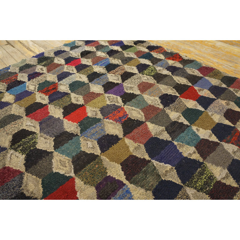 Antique American Hooked Rug American