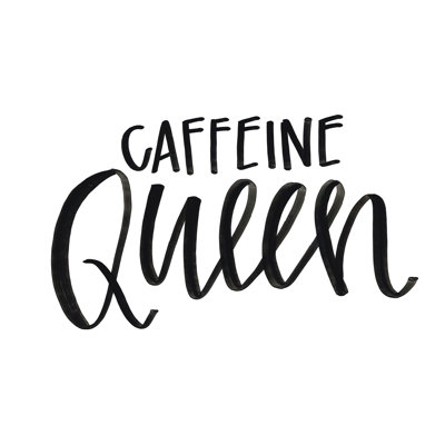 Caffeine Queen - Wrapped Canvas Print