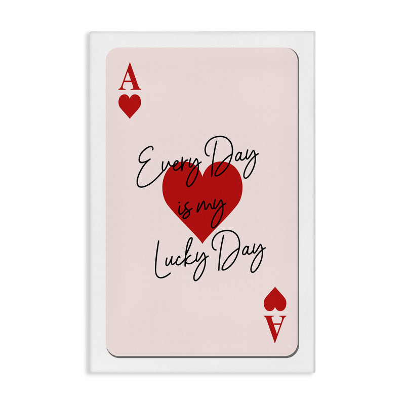 «Lucky Day Card Design» par Martina Pavlova, H 24 po x l 16 po