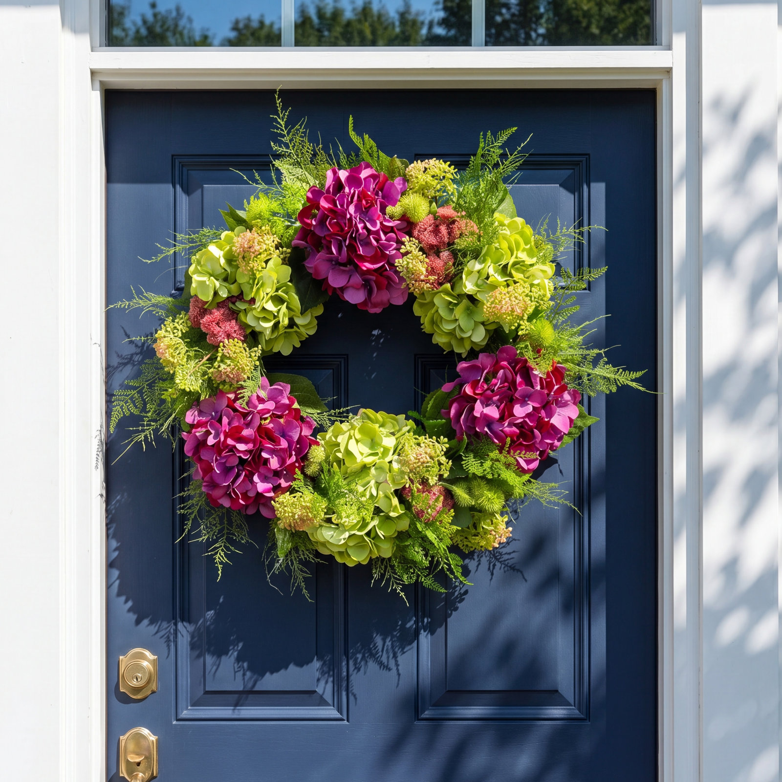 28" Hydrangea Wreath