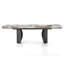 Avrumi Extendable Metal Base Dining Table-2112616890
