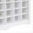 Cabinets | Modern 24-Cubby Shoe Storage Cabinet, Curved Base Versatile Sideboard, White | off-white | Hallway