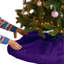 Jupe d'arbre en fausse fourrure avec bords arrondis Fabricla-100313128-100367826