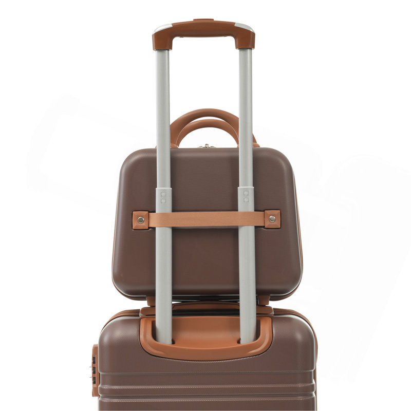 Ensemble de 3 valises à roulettes Hardshell avec valise TSA, 12"/20"/24"