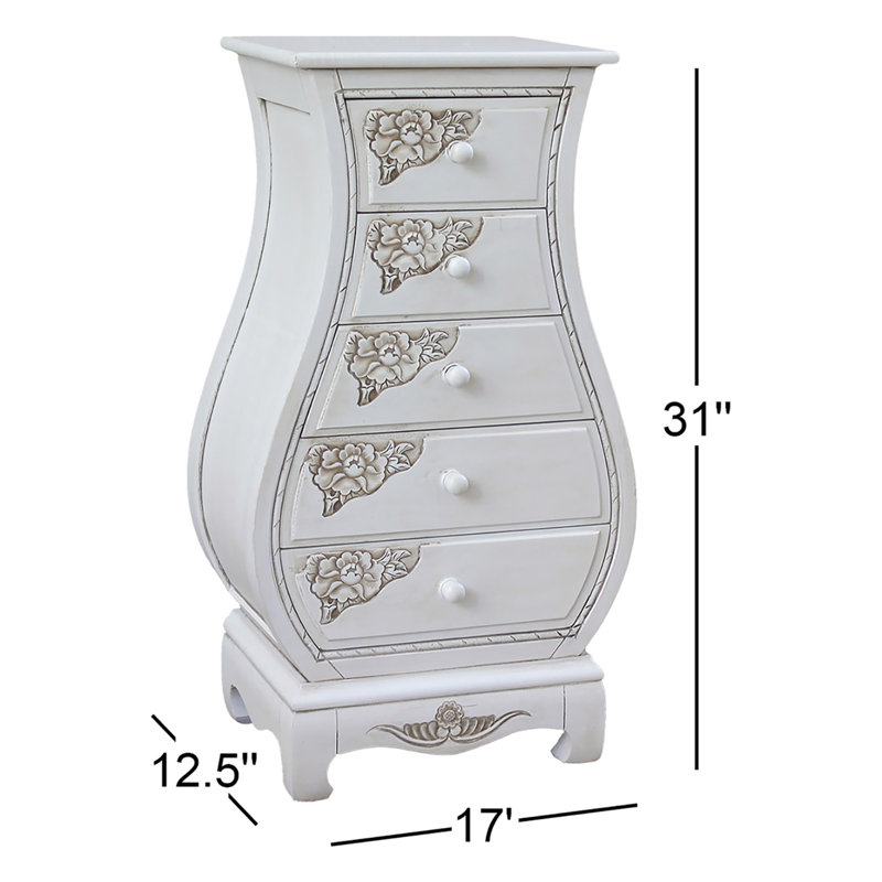 Faheemah Solid Wood Accent Chest