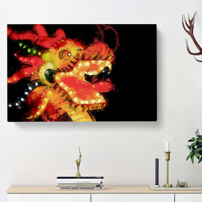 Chinese Dragon - Wrapped Canvas