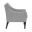 Chaise d'appoint - Tissu d'ameublement gris capitonné-130124804