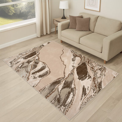Rectangle Marble Area Rug