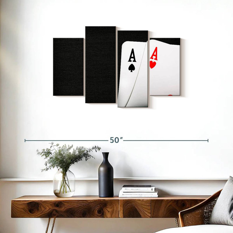 Senne Ace Playing Cards, 22" H x 36" W