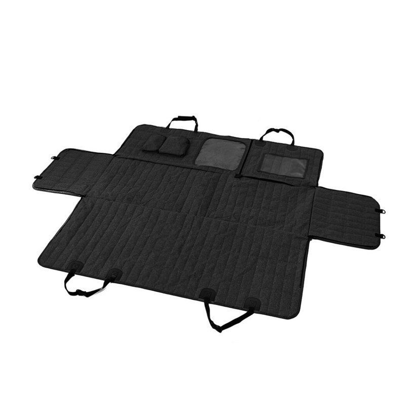 Housse de siège arrière imperméable pour chien, Noir