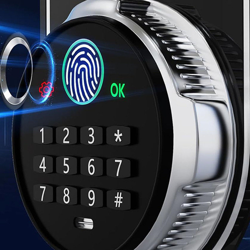 Fireproof Safe Box For Home, Large Document Safe With Keypad, Anti-Theft Dual Alert, Mute Mode, Digital Security Safe