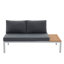 Ensemble de conversation pour 4 personnes avec coussins