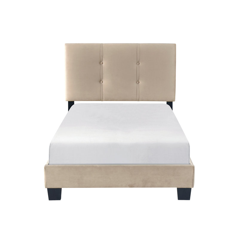 Mobilier de chambre à coucher 1pc, Lit simple, Crème