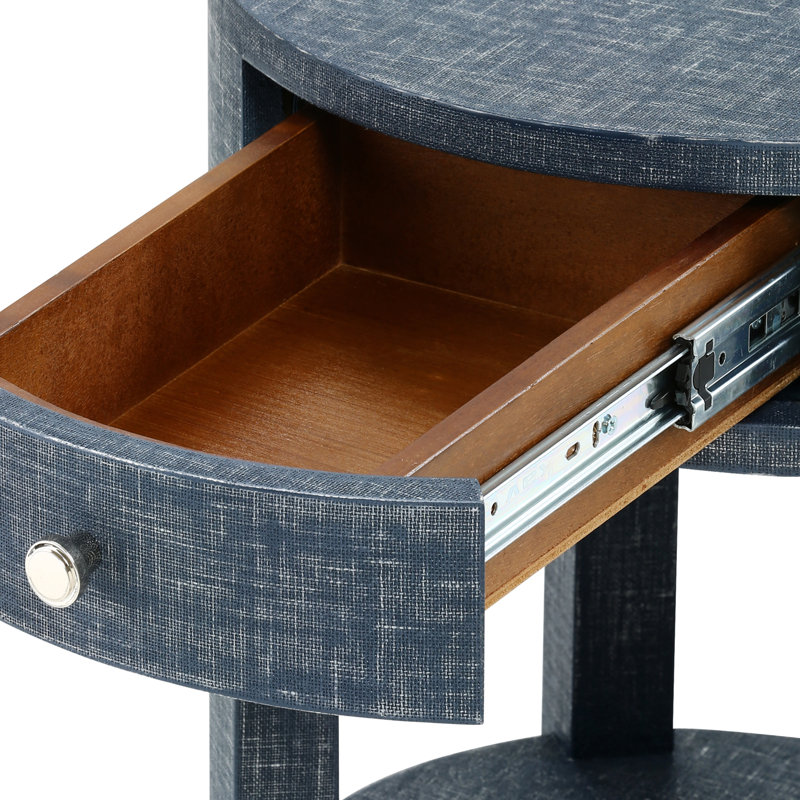 Dakota End Table, Navy Blue