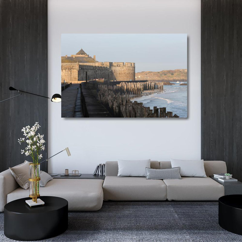 Château de Saint Malo, H 32 po x l 48 po