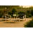 Vernola Rectangular Wood Metal Outdoor Coffee Table , 48'' in. W 22'' in. D-63541416