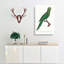Amazon Parrot by F. Levaillant - Wrapped Canvas-55323820