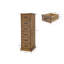 Broussard Solid Wood 50cm W 6 - Drawer Chest of Drawers