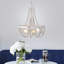 Luminaire suspendu 4 lumières DEL de style bougie Oeller