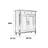 15 Pair Solid Wood Shoe Storage Cabinet