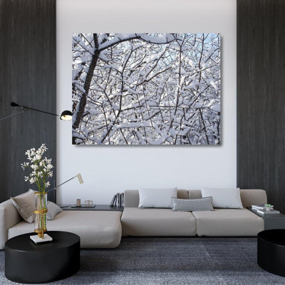 Hokku Designs Bonin, Suzanne, reproduction d'art sur toile tendue: Still Winter