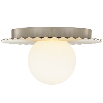 Hemisphere 1-Light 10-In Integrated LED Flush Mount