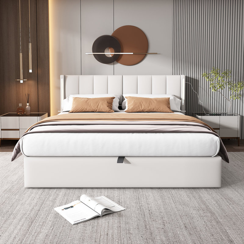 Upholstered Ottoman Storage Bed