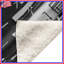 Couvertures d'art abstrait noir et blanc-129973918