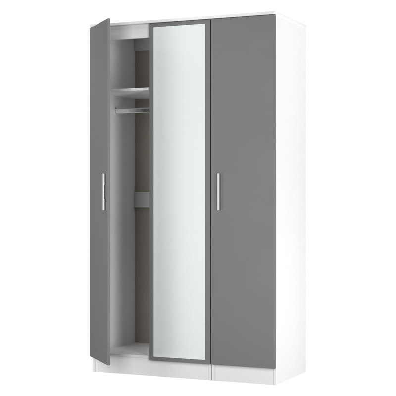 Synclair Triple Mirror Wardrobe