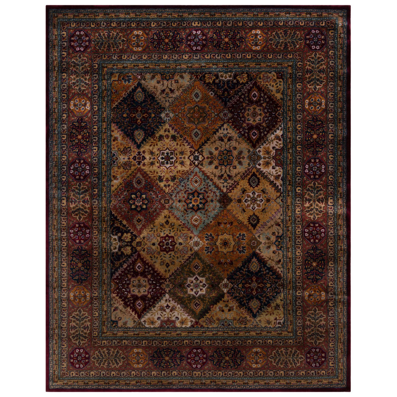 Evie New Zealand Wool Geometric Rug, Rectangle 8' x 10'