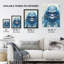 Wall Art Print Gorilla Robot Hybrid Schematic Futuristic Secret Complex Arcane Manuscript Gift For Cave Poster