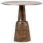 Golbez Round Aluminum Pedestal Base Dining Table-98537565-98537566