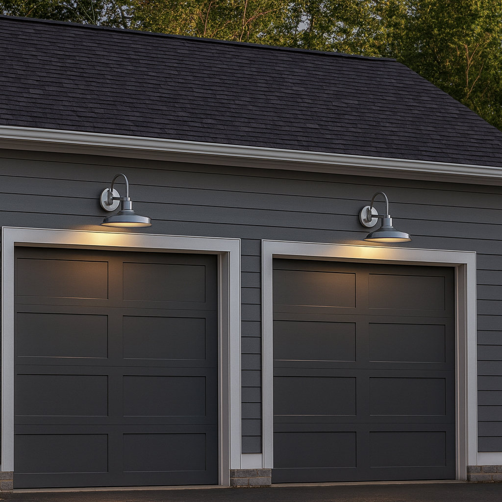 Vanielle Outdoor Barn Light, Antique Brushed Aluminum