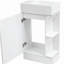 Lavabo de salle de bain de 18,6 pouces avec lavabo, lavabo de salle de bain avec tablettes doubles, direction à gauche ou à droite-1956090870