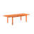 Ottie Rectangular Metal Extendable Outdoor Dining Table , 96'' in. W 40'' in. D-386009520