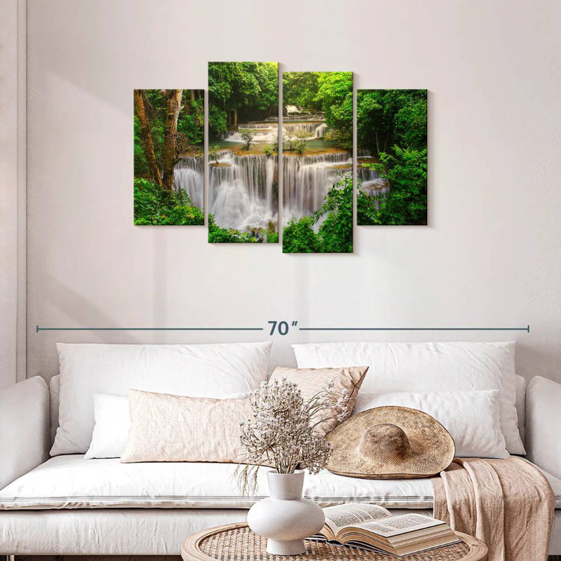 Alvord Dazzling Huai Mae Khamin Waterfall, 27" H x 43" W