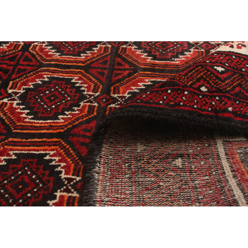 One-of-a-Kind 3'6" X 5'11" 1980s Wool Area Rug in